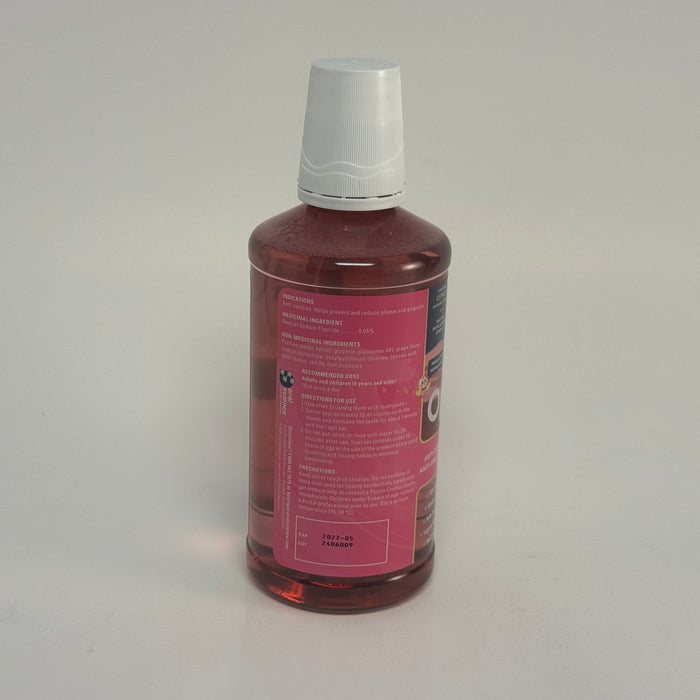 Grape X-PUR Opti Rinse 0.05% Sodium Fluoride with 10% Xylitol 500 mL