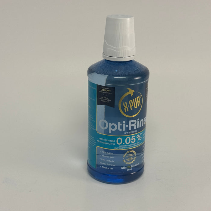 Mint X-PUR Opti Rinse 0.05% Sodium Fluoride with 10% Xylitol 500 mL