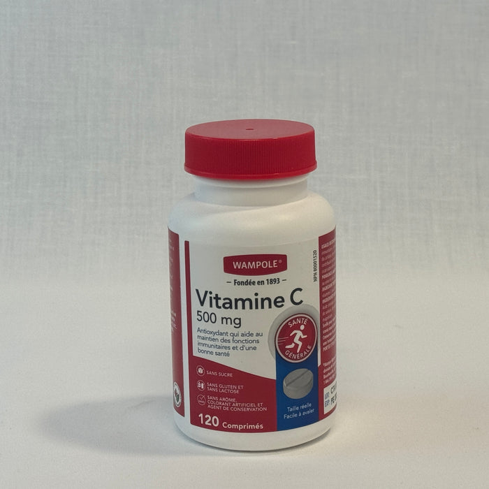 Wampole Vitamin C 500 mg (250's)