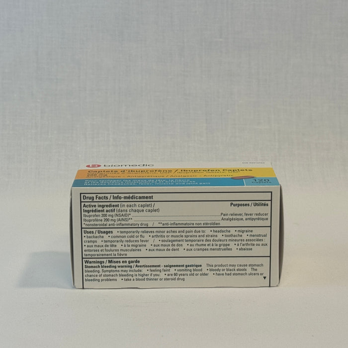 Biomedic Ibuprofen 200mg (120 Caplets)