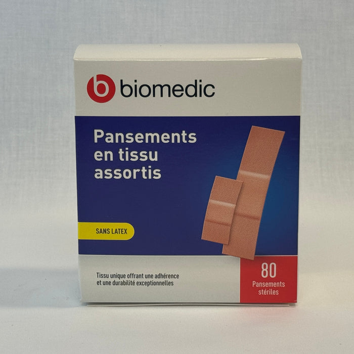 Biomedic Fabric Bandages, Latex Free (Box Size 50 & 80 Available)