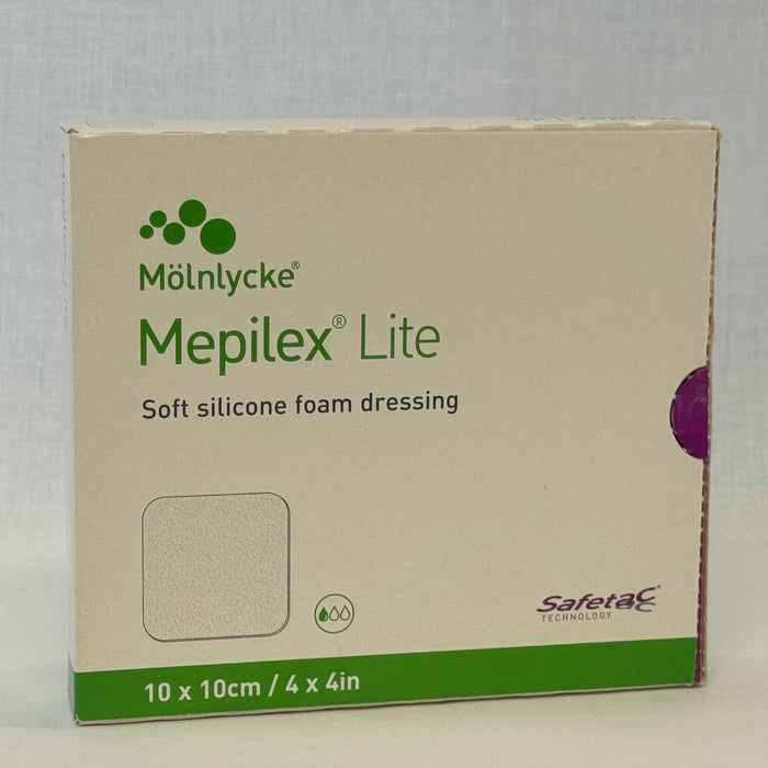 Mepilex Lite Dressing (10x10 cm, 5 per box) & (15x15 cm, 5 per box)