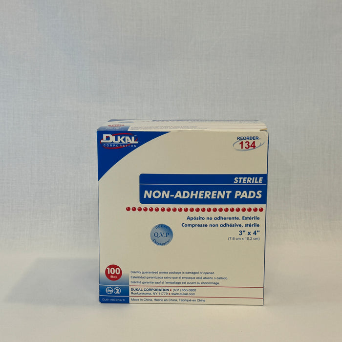 Dukal, Gauze Non-Adhesive Sterile Pads - 3" x 4"