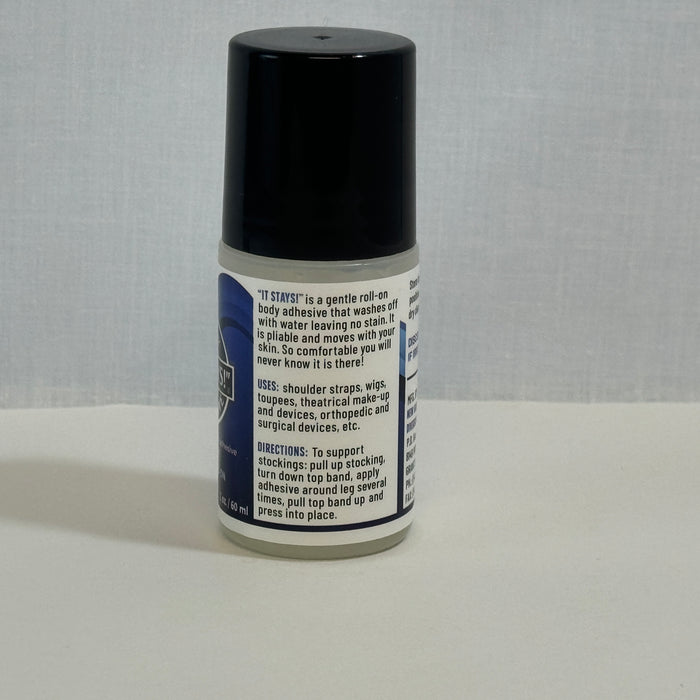 Body "It Stays!" Adhesive - Roll On, 2 Ounce/60 Milliliters