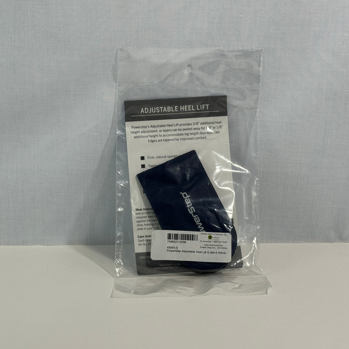 Power Step- Adjustable Heel Lift

Size = Small, Men 4-5, Women 5-6