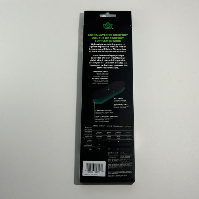 Spenco - Conform Insoles, 4-Way Stretch Fabric, Men 6/7 Lady 7/8