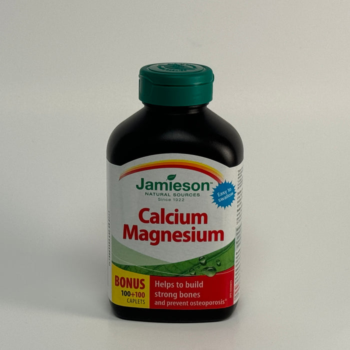 Jamieson Calcium & Magnesium, 100 + 100 Caplets