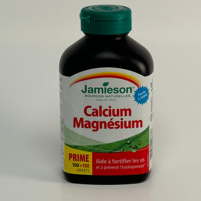 Jamieson Calcium & Magnesium, 100 + 100 Caplets