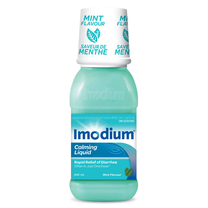 Imodium Liquid Mint 240ml - Diarrhea Relief