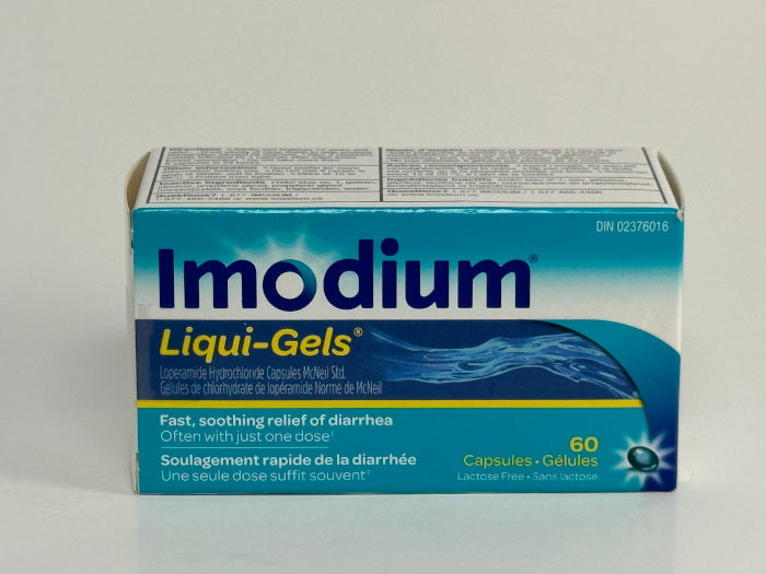 Imodium Liqu-Gels, Diarrhea Relief - Box Sizes Available 24 & 60s