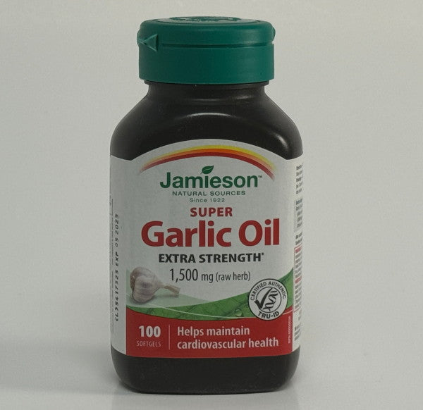 Jamieson Garlic Super Oil 1500mg (100 Capsules)