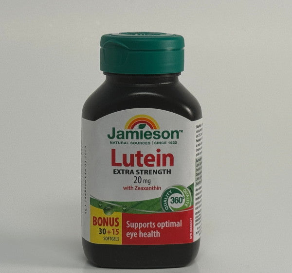 Jamieson Lutein 20mg Extra Strength (45 Softgels)