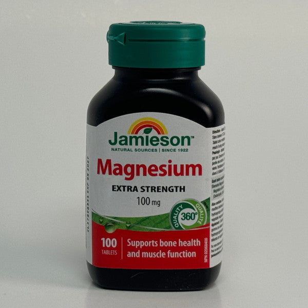 Jamieson Magnesium 100mg (100 Tablets)