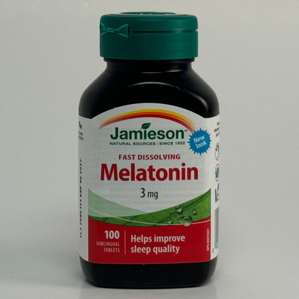 Jamieson Melatonin 3mg Fast Dissolve (100 Sublingual Tablets)