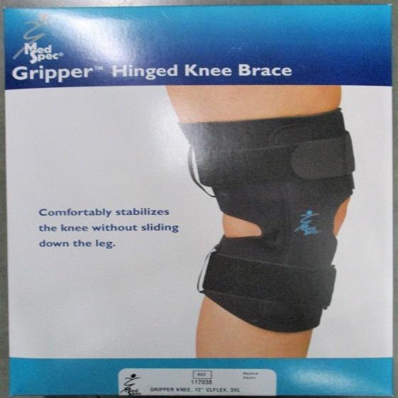 Knee Brace Gripper Hinged, Various Sizes