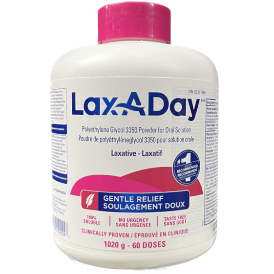 Lax-a-Day PEG 3350 Powder 60-Day Supply (1020 gm)