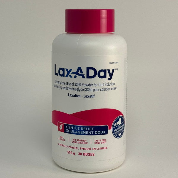 Lax-a-Day PEG 3350 Powder 30-Day Supply (510 gm)