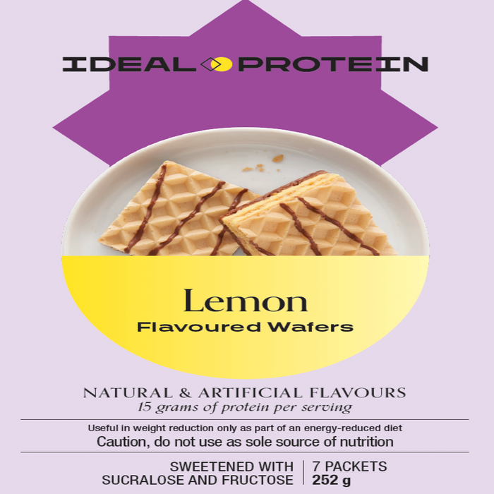 Ideal Protein, Lemon Wafers, 7 Packets