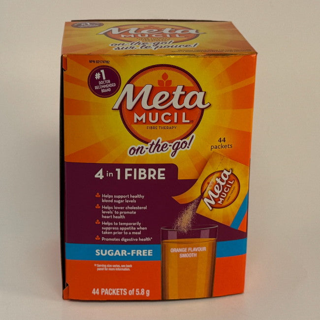 Metamucil 4 in 1 On-the-Go, Sugar Free (44 Packets)