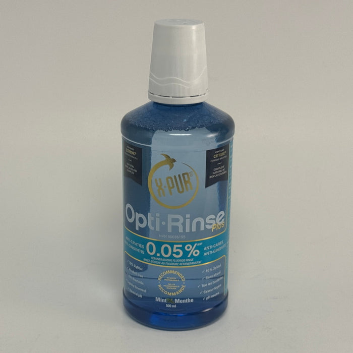 Mint X-PUR Opti Rinse 0.05% Sodium Fluoride with 10% Xylitol 500 mL