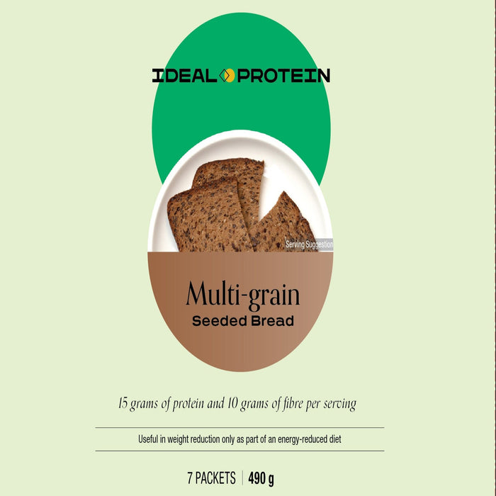 Ideal Protein, Multi-Grain Seeded Bread, 7 Packets