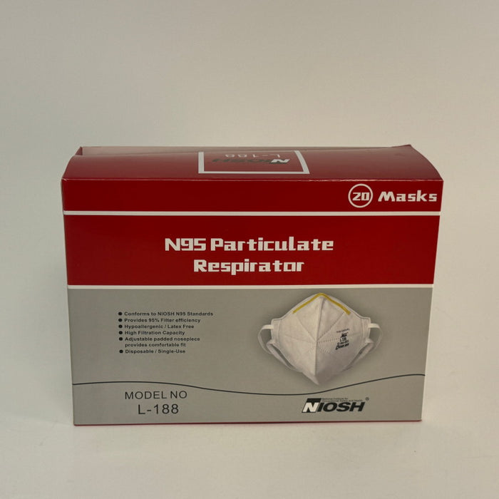 N95 Harley Respirator HRLY-L188-20 Mask (NIOSH Approved)