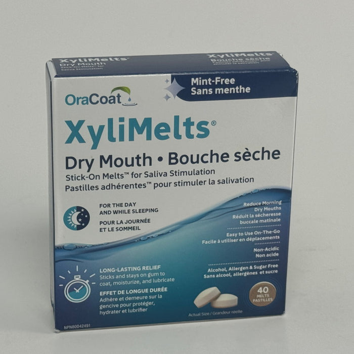 Oracoat Xylimelts Adhering Pastilles for Dry Mouth 40's