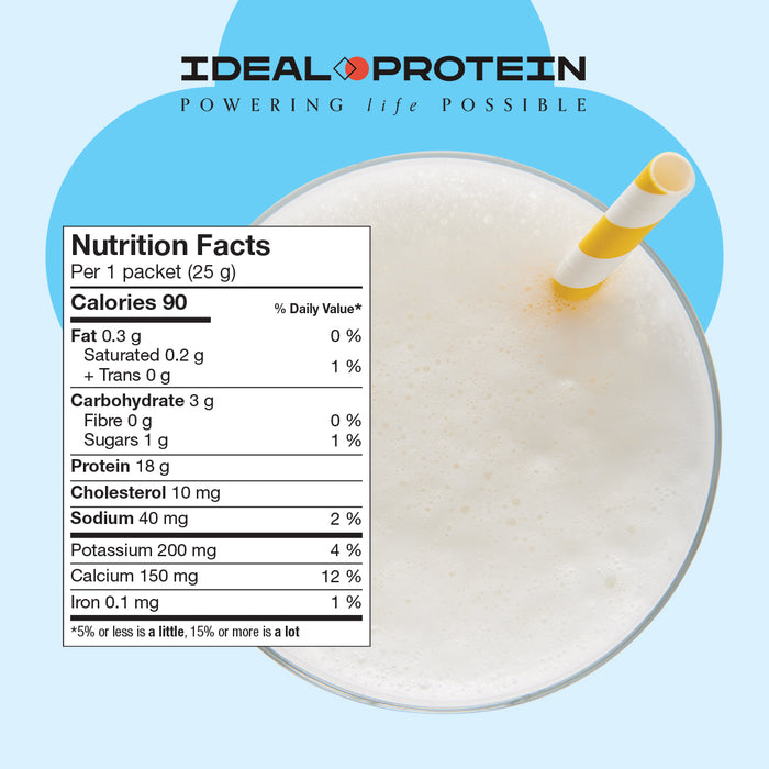 Ideal Protein, Pina Colada Smoothie, 7 Packets