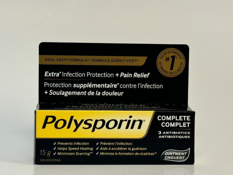 Polysporin Complete 15g & 30g