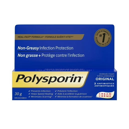 Polysporin Original Cream, 15g & 30g Available