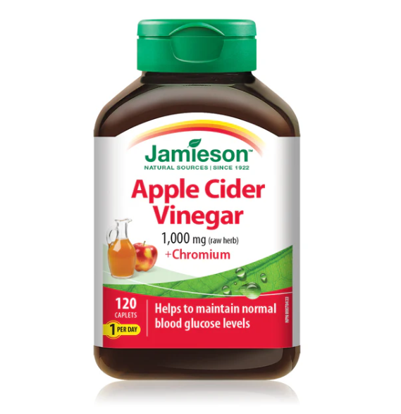 Jamieson Apple Cider Vinegar 1000mg, 120 Capsules