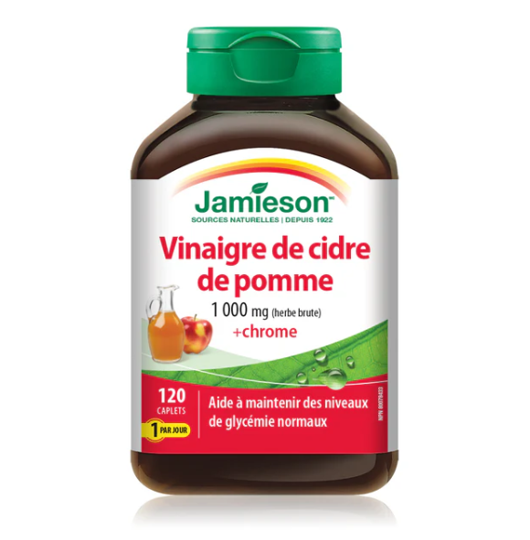 Jamieson Apple Cider Vinegar 1000mg, 120 Capsules