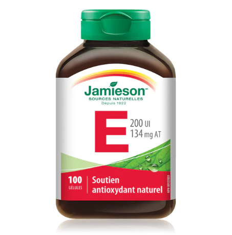 Jamieson Vitamin E, 200 IU (100 Softgels)