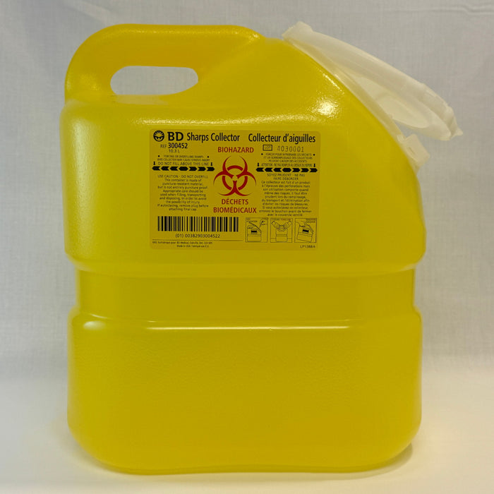 Sharps Container Yellow 10.3L with Offset Neck (LP1388/4)