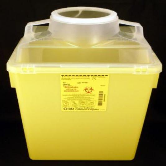 Sharps Container Yellow 22.7L with Vent Cap