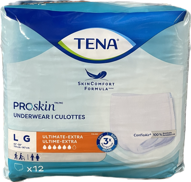 TENA ProSkin SkinComfort Absorbent Underwear (Medium & Large)