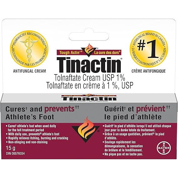 TINACTIN Cream Tubes (15 g & 30 g)