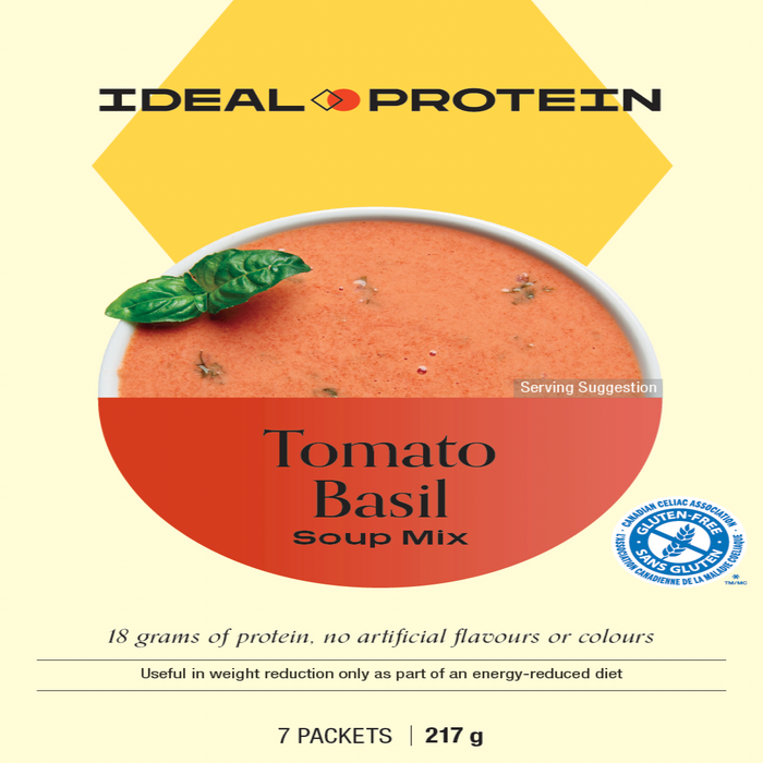 Ideal Protein, Tomato Basil Soup Mix, 7 Packets