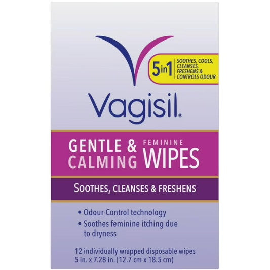 Vagisil Wipes Individual Wrapped (12's)