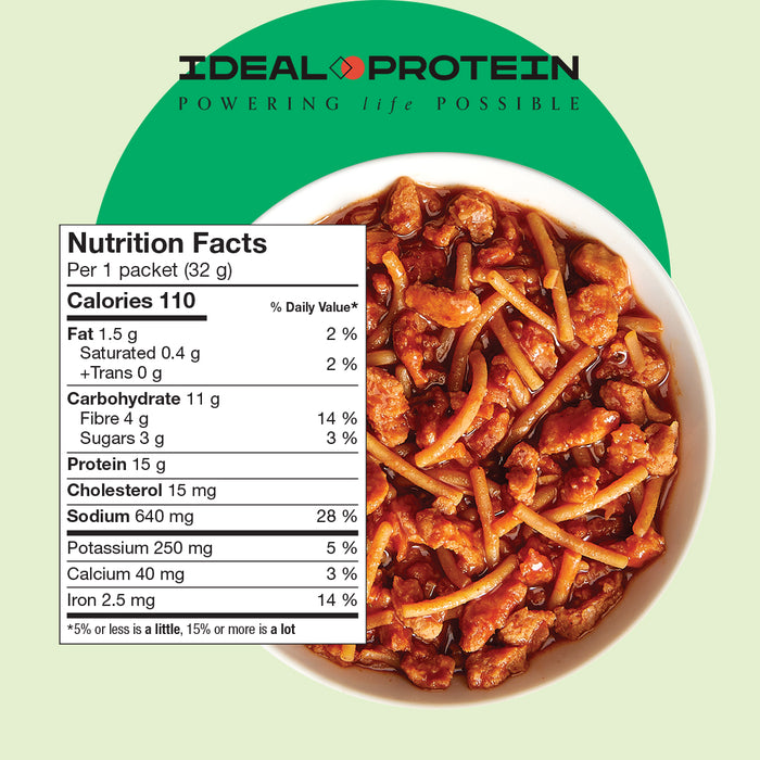 Ideal Protein, Vegetable Bolognese Spaghetti, 7 Packets