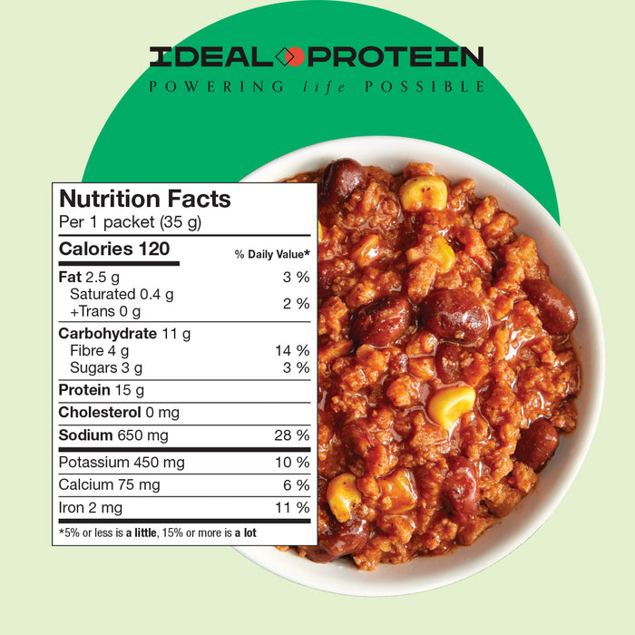 Ideal Protein, Vegetable Chili Mix, 7 Packets