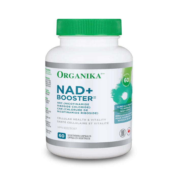 Organika NAD+ Booster NRC 300mg, 60 Vegetarian Capsules