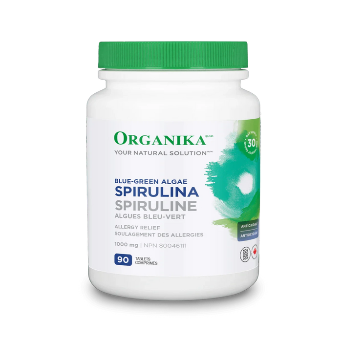 Organika Spirulina 1000mg, 90 Tablets